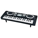 Akozon Teclado de Música para Niños, Piano Eléctrico, Teclado de Aprendizaje Musical para Principiantes, Instrumento Portátil de Educación Temprana - Pianos y (con Hojas 37 Teclas 2 Modos)