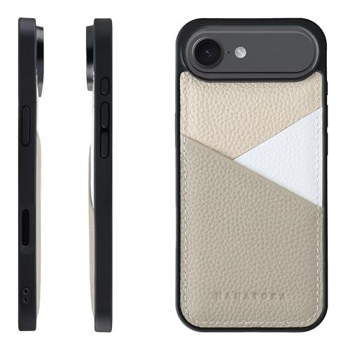HANATORA for iPhone 17Air �P�[�X �{�v �ϏՌ� �X�}�z�P�[�X �X�}�z �J�[�h�|�P�b�g �p�X�e���J���[ �V�������N�J�[�t���U�[ �M�t�g �}�O�l�b�g�Ȃ� �O���[ PSP-17Air-Gray