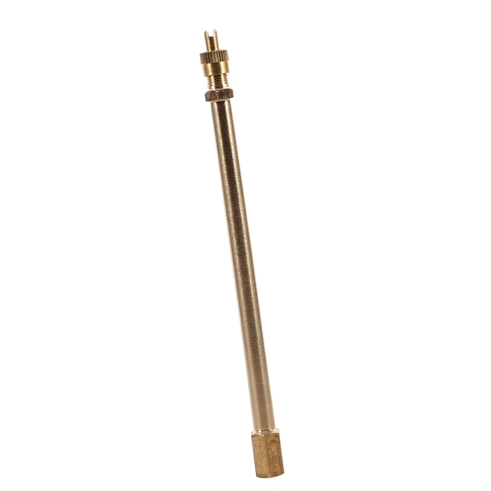 Cocoarm Mosiężny Przedłużacz Wentyla o Prostym Otworze (140mm)