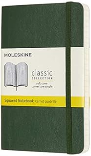 Moleskine - Classic Ruled Paper Notebook - Soft Cover and Elastic Closure Journal - Color Sapphire Blue - Size Extra Large 19 x 25 A4 - 192 Pages