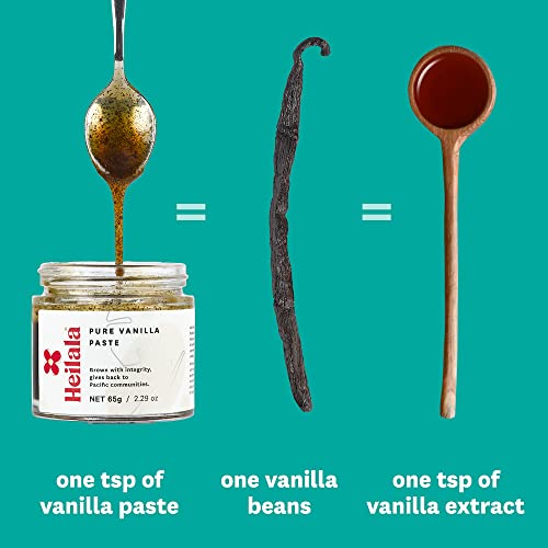 Vanilla Bean Paste For Baking - Heilala Vanilla, The Choice Of The World's Best Chefs And Bakers, Made Using Sustainably And Ethically Sourced Vanilla Pods, Value Size - 13.52 Fl Oz #TOP3