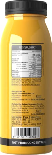 Image of Raw Pressery Mango Juice, 200 ml (Pack of 12)