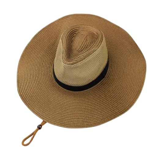Chapeau de pêche pliable pour hommes avec maille respirante