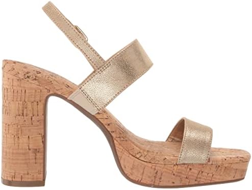 Anne Klein Women's Zaya Heeled Sandal, Platinum, 9 | Image 5