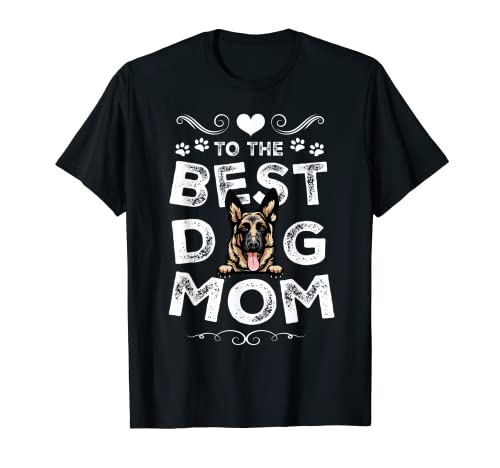 German Shepherd Best Dog Mom Dogs Lovers Funny Mothers Day Camiseta