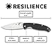 Spyderco Resilience Folding Pocket Knife with 4.20