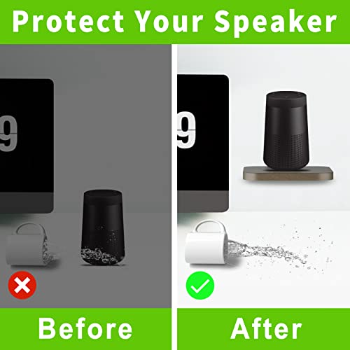 Speaker Wall Mount For Klipsch, Bose Speakers, Adjustable Wall Shelf For Smart Speaker Shelf, Wooden Floating Wall Shelves With Hardware Kit, Set Of 2 #TOP2