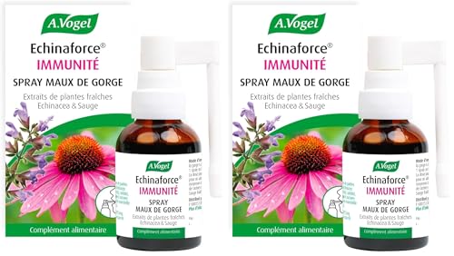 Spray Echinaforce A.Vogel gorge irritée échinacée sauge bio pharynx cordes vocales 30ml