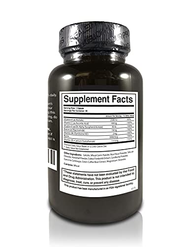 Beard Growth Support Multivitamins- Grow Longer, Fuller, Thicker, Healthier Beard Hair. Natural Supplement Vitamin with Biotin for Men. - Thumbnail 7