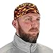 Ergodyne Chill Its 6630 Skull Cap, Lined with Terry Cloth Sweatband, Sweat Wicking, Flames