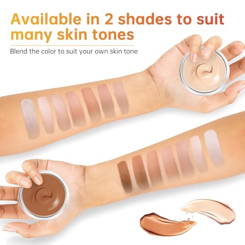 Tattoo Concealer für Körper, Wasserdichtes Abdeck-Make-up mit hoher Deckkraft, Lang anhaltender Body Concealer für Narben, Pigmentflecken & Hautunregelmäßigkeiten