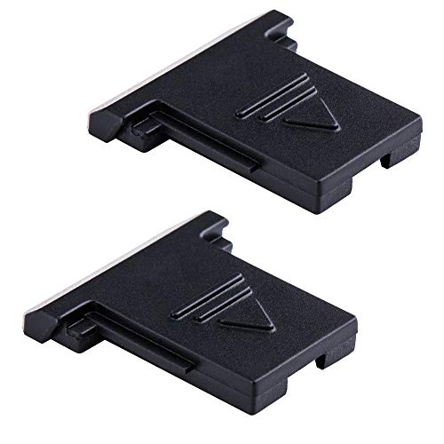 Hot Shoe Cover JJC Camera Hot Shoe Cap Protector for Canon T7 T6 T5 T3 XS T7i T6s T6i T5i T4i 90D 80D 77D 70D 7D Mark II 7D 6D Mark II 6D 5DS 5D Mark IV 1Dx Mark II 1Ds Mark III EOS M6 Mark II -2 Pack