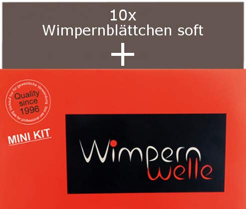 Wimpernwelle Set Mini Kit + 10x Wimpernblättchen soft - zum Schutz der Hautpartie des unteren Augenlids