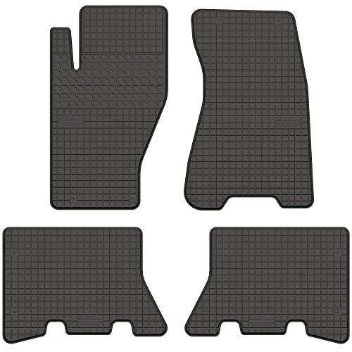 Mobil-Fan Jeu de tapis de sol en caoutchouc pour Jeep Grand Cherokee WJ II (1998-2005) - Ajustement parfait