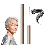 Prime Lash Mascara for Mature Ladiess -Waterproof Mascara Black Volume &Length - Not Smudging,Long-lasting -Curled Dense,Slender Eyelashes -Makeup for Older Women (Black)