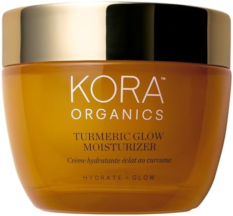 KORA Organics Turmeric Glow Face Moisturizer Cream, Radiance Face Cream