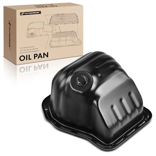 A-Premium Engine Oil Pan Sump with Drain Plug Compatible with Subaru Baja 2003-2006, Forester 1999-2005, Impreza 1993-2005, Legacy 1996-2004, Outback 2000-2005