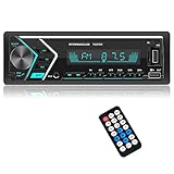 Car Stereo Car Stereo with Bluetooth Single din in Dash stereos for car, FM Car Radio Car Audio Support USB, SD Card ,AUX in, with Remote Control