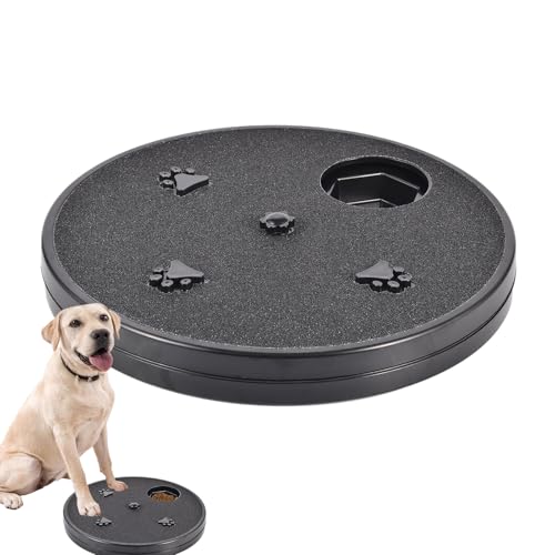 犬用 スクラッチ パッド 爪とぎ | おやつボックススクラッチャーパッド,回転式犬用ネイルスクラッチボード | 室内ソファ床カー訓練探食嗅ぎ取り用