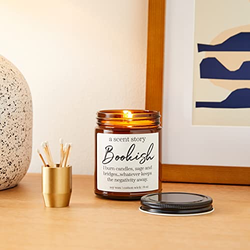 A Scent Story Candles, I Burn Candles, Sage And Bridges, Whatever Keeps The Negativity Away, Fresh Air, Cozy Flannel, Vanilla Bean, Quote Candle, Bookish, Scented Candle, Gift, Self-Care #TOP7