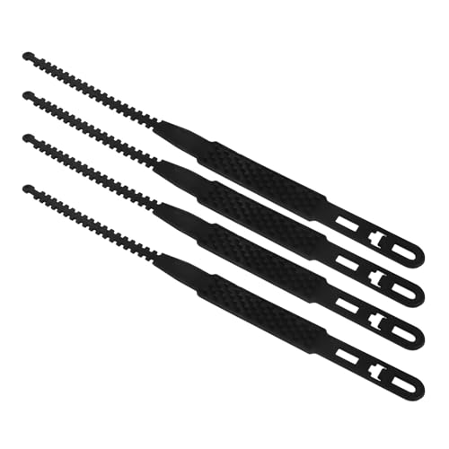 Zerodeko 4piezas Cadena de Nieve para Neumáticos de Motocicleta Nylon Resistente Antideslizante para Invierno Fácil Instalación para Nieve Barro y Cadenas para Ruedas de Moto