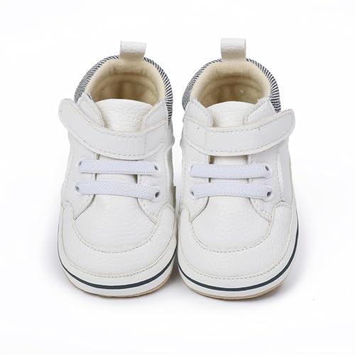Image of Clowora Baby Boys Girls Shoes Non-Slip Rubber Sole Sneakers Infant First Walking Toddler Crib Shoes Newborn Loafers Flats.