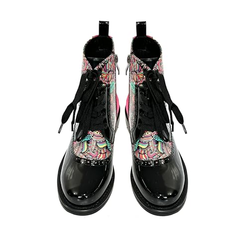 Ninety Union Chelsea Fashion Lace Bootie With Paisley And Mixed Textures2