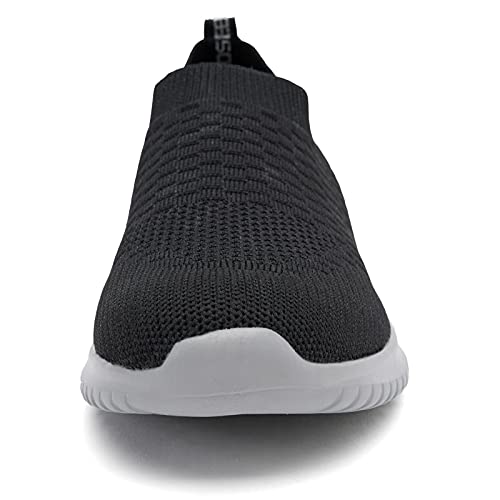 Image of TIOSEBON Men's Slip On Walking Shoes Arch Support Knit Mesh Lightweight Casual Comfortable Gym Workout Running Tennis Travel Standing Sneakers