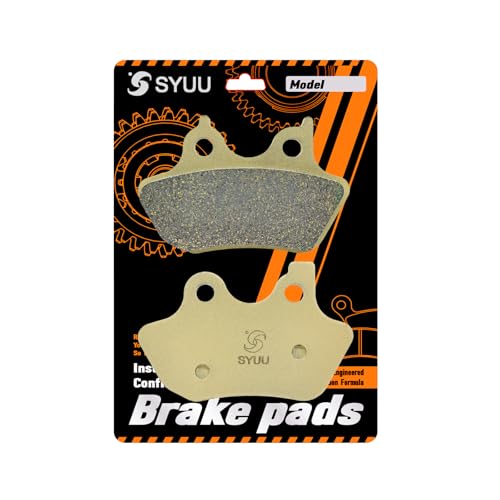 Plaquettes de frein arrière en cuivre S SYUU moto pour Harley Davidson Sportster Dyna Touring 2000-2007