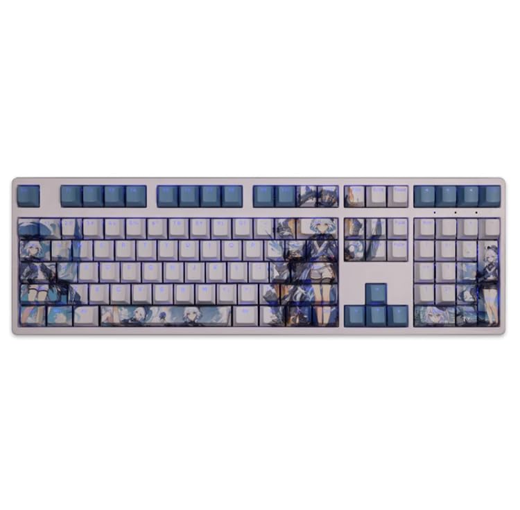 Amazon.co.jp: 原神 フリーナ キーキャップ PBT 108キー 交換用 キー