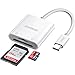 Produktbild KiwiBird USB C SD Kartenleser Micro SD auf Typ C Adapter Kartenlesegerät für SDHC SDXC UHS-I Karte Kompatibel mit iPhone 15 Plus Pro Max MacBook Air Pro M1 M2 iPad Pro iPad Mini 6 iMac Galaxy S24 S23