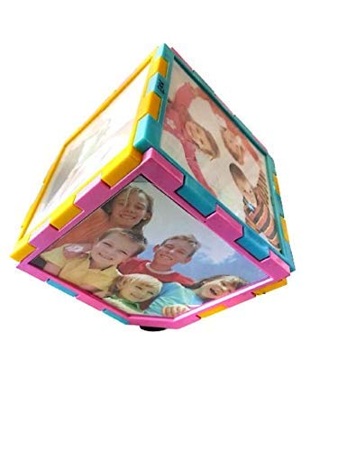 magic cube rotating photo frame