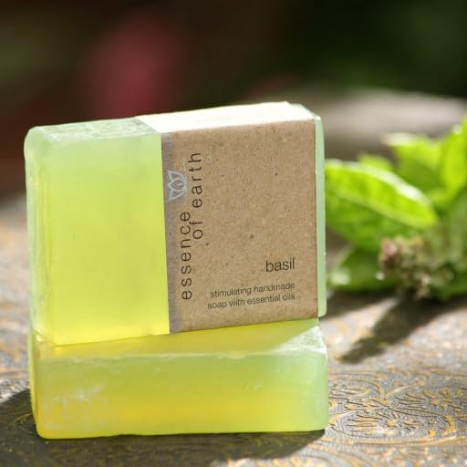 Basil stimulating handmade soap with essential oils 100 gm-image-35