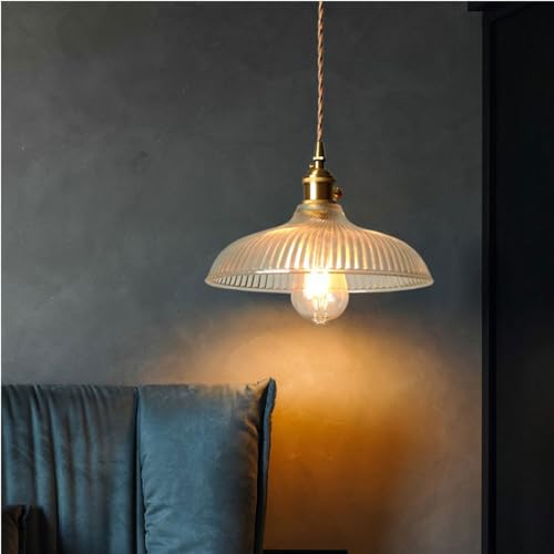 Lustre industriel E27 avec abat-jour en verre à haute diffusion - 2