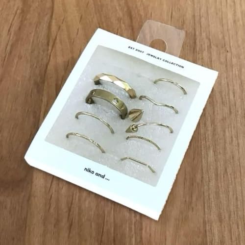 �j�R�A���h �����O 9�{�Z�b�g �w�� �S�[���h �S?�P�R��