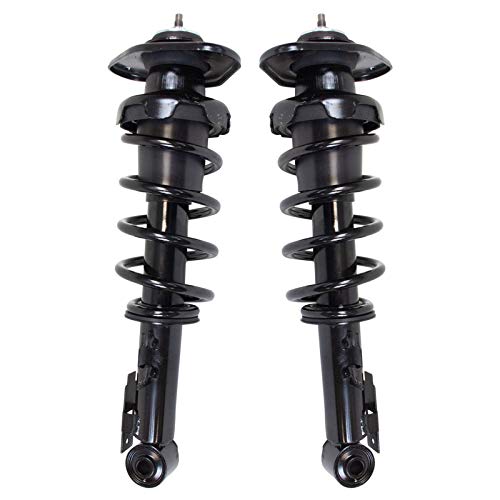 Image of TRQ Rear Shock & Spring Strut Assembly Set Driver & Passenger Side Compatible with 2007-2015 Mini Cooper