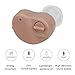 Tezam Hearing Amplifier, ITC Ear Amplifier Hearing Aids Device for Adult, Seniors, Children, Men and Women with 2 Batteries, Super Mini.
