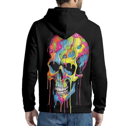 JooMeryer Men's Plus Size Zip Up Hoodie 3D Printed Long Sleeve Casual Hooded Sweatshirts4