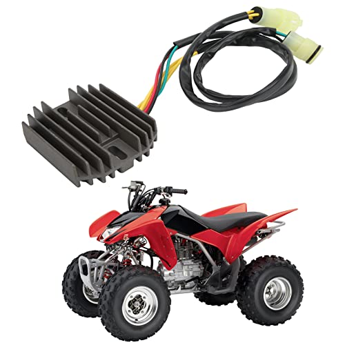 Regulador de tensão, liga de alumínio retificador de motocicleta 12V firme para acessórios de motoci