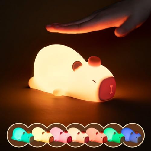 Veilleuse capybara pour illuminer doucement la table de chevet bébé