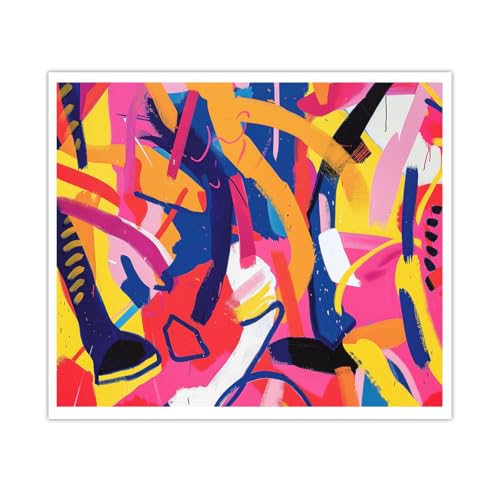 Affiche en toile graffiti pour appartement moderne et décoration salon branché
