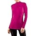 Produktbild FALKE Damen Warm Tight Fit Zip W L/S SH Langarmshirt, Rot (Berry), XS