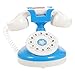 Homoyoyo Kids Toys Retro Corded Landline Phone Toy, Plastic Old Fashion Telephone Simulation Telephone Early Educational Toys Toy for Kids Pretend Role Play Interactive Vintage Decor