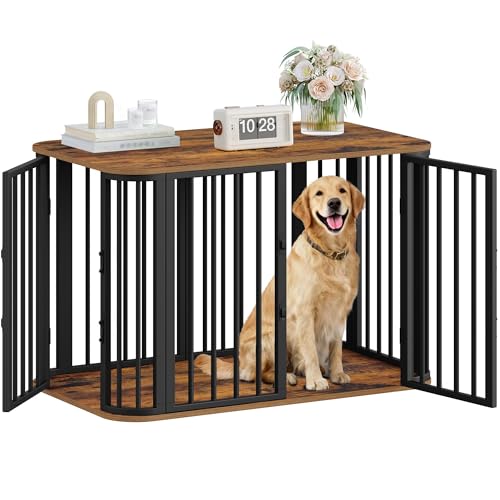 Hzuaneri 39.4'' Dog Crate Furniture, L Indoor Dog Kennel Dogs