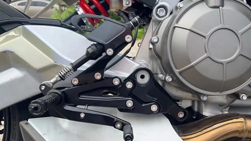 Repose-pieds réglables pour RS660 et Tuono 660 commande reculée moto - 5