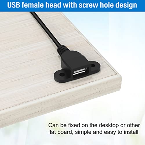 3A 15W DC 12V to 5V USB Female Buck Converter Adapter Step Down Charging Module，USB Female Head with Screw Hole can be Used for Panel Installation2