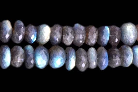 Labradorite faceted beads 8 mm pour créer vos propres bijoux de lithothérapie bien-être