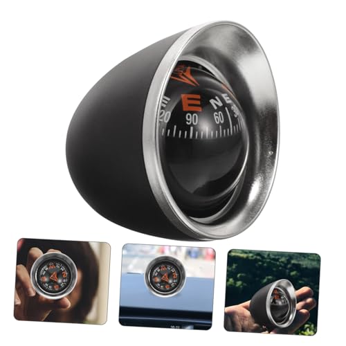 Brújula para tablero de auto BESPORTBLE con aumento convexo miniatura 4