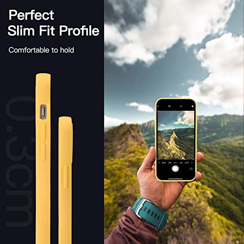 Joyland Silicone Daisy Case For Iphone Xr Bumper Flower Floral Case Flexible Case Daisy Cover Yellow Anti-Scratch Shockproof Shell Compatible For Iphone Xr #TOP6