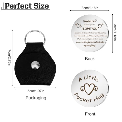 Image of Pocket Hug Graduation Gifts Nurses Gifts Birthday Gifts for Women Men Fathers Day Mothers Day Teacher Appreciation Gift